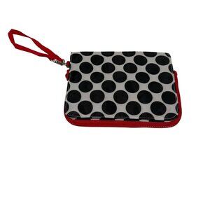 Thirty One Perfect Pet Wristlet in Spotty Black‎ NWOT